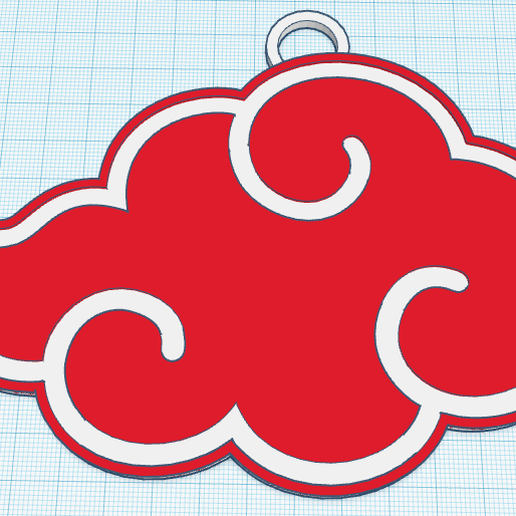 Akatsuki keychian 3D model