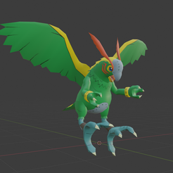 053498dfe9b30d8262b4cdbb37bbbb25.png STL file Parrotmon・3D print design to download