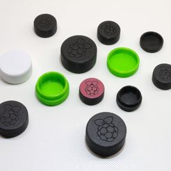 pillboxes.jpg Free STL file little raspberry pill box 20x40 mm・3D printing design to download