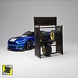 033_Rack_WheelsNTire_Ver3_033_02.jpg Free STL file Rack For Tires Diorama Ver.3 1/64 Scale・3D print model to download