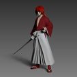 kenshin3.jpg Samurai X Kenshin Himura fan-art statue