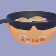 CalcUnder1.png Cute Calcifer Breakfast