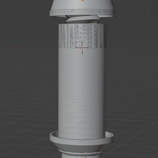 76-80mm RC Shock strut - spring load 3D model