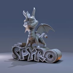 untitled.561.jpg Datei 3D Spyro・Design für 3D-Drucker zum herunterladen