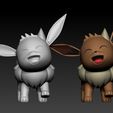 ZBrush-Document2.jpg Pacote de evolução Pokemon eevee