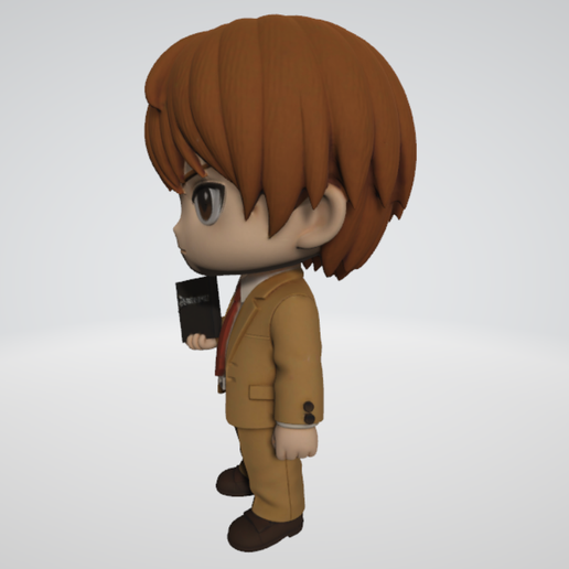 🎨 LIGHT YAGAMI - FAN ART- DEATH NOTE・ STL File for 3D printing・Cults
