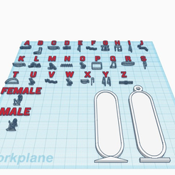 Remix_Egyptian_Cartouche_Hieroglyphs_Construction_Kit.png 3D-Datei Remix einer ägyptischen Cartouche-Lektion kostenlos・3D-druckbare Vorlage zum herunterladen
