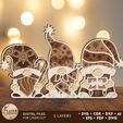 Christmas-Gnomes-laser-cut-files-lasercutano-cover.jpg Christmas Gnomes - Laser Cut File