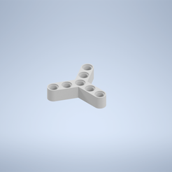 Lego-compatible-Y-Beam_3x2-Hole.png Fichier STL gratuit Poutre en Y compatible Lego 3x3・Design pour imprimante 3D à télécharger, Tom_DWM