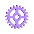 21_tooth_upper_left_connected_to_big_gear_and_upper_left_connected_to_gene.stl Fichier STL gratuit Amélioré ! iPhone Gear Case avec mécanisme de Genève・Objet à télécharger et à imprimer en 3D
