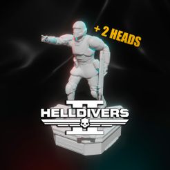 R1Portada.jpg Helldivers 2 Statue Full 2 heads game helldivers
