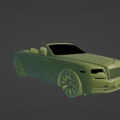 1.png Datei STL Rolls Royce Dawn Cabrio・Modell für 3D-Druck zum herunterladen