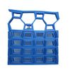 p2.PNG Collapsible Wall, Hexagon and Trapezoid Array, for Flexible Printing