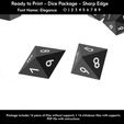 5.jpg Dice Masters – Ready to Print - 16 Piece Set – Presupported  STL Files for 3D Printing – Featuring  Our Exclusive Elegance Font