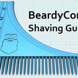 beardy_comb.png STL-Datei An Open Source Beard Comb Tool kostenlos herunterladen • 3D-druckbares Design, ShipwreckedMonkey