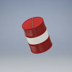 045_Drum_Oil_045.jpg Free STL file Drum Oil Diorama Diecast 1/64・Object to download and to 3D print, PWLDC