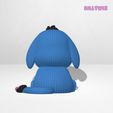 3.jpg Eeyore from Winnie the Pooh Knitted - Crochet