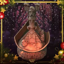 encesti.jpg 3D file Snow Globe | Encesti, Mythic Roll Ornament・3D printable model to download
