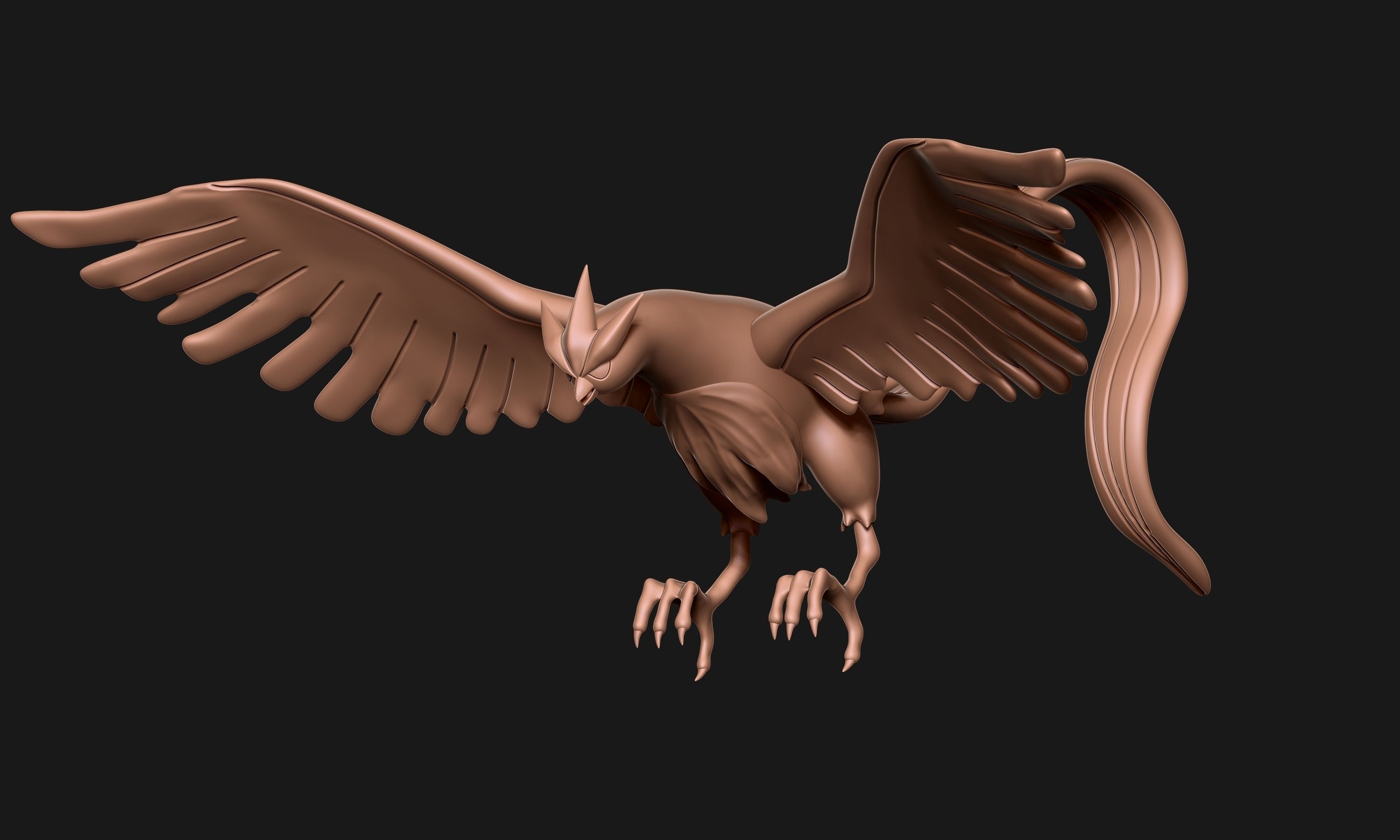 articuno-pronto-1.jpg Download OBJ file Pokemon - Articuno(with cuts and as a whole) • Template to 3D print, ErickFontoura3D