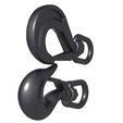AEIUIEAIEAIEA.jpg Locking Hook / Detachable Swivel Hooks Snap Hook / swivel hook / HOOK STL