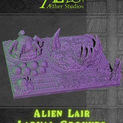 resize-27.jpg 3D file Alien Lair: Larval Grounds・3D printer model to download