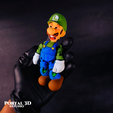 5.png Luigi flexi / PRINT-IN-PLACE WITHOUT SUPPORT /3mf