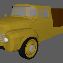 Low_Poly_Truck_01_Render_01.png Low Poly Truck // Design 01