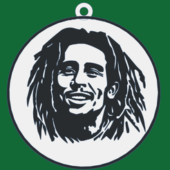 marley-tinker.png Archivo STL llavero de Bob Marley・Modelo para descargar y imprimir en 3D