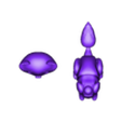 Stl.stl 🦊Print in place Articulated Fox  🦊movable head hands tail no supports