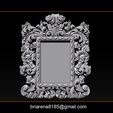 004.jpg Mirror frame 3d - CNC machine -  3D CNC