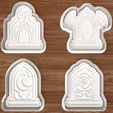 01.jpg Halloween Tombstone Cookie Cutter Set