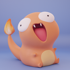 Charmander_Render.png Derpy Charmander - Pokemon