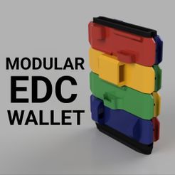 IMG_20230430_215219.jpg Free STL file EDC WALLET MODULAR- (INTERCHANGABLE MODULE CLIPS)・3D print object to download