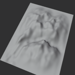 Screenshot_1.png 3D-Datei Berg・Vorlage für 3D-Druck zum herunterladen