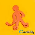 2_Pernicek-hockey_1_cr.jpg Hockey Player Cookie Cutter 3D model