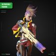 render-colorized.jpg Cyberpunk Girl with Gun