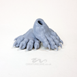 snow_dragon_3.png 5-Toed Creature Paws for Art Dolls and Puppets