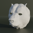 100.png Bear Face Mask - Wild Bear Cosplay 3D print model