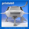 edt Til se) o) contains a Playmobil-compatible vehicle for 3D printing PLAYMOBIL V THE SERIES - VISITOR SKYFIGHTER - PLAYMOBIL COMPATIBLE DESIGNS FOR CUSTOMIZERS