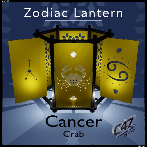 Zodiac Lantern - Cancer (Crab / Lobster)