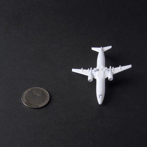 boeing 727-400 - finished 2 - IMG_3058 copy.jpg Archivo 3D Boeing 737-400 1:500・Objeto imprimible en 3D para descargar, heri__suprapto
