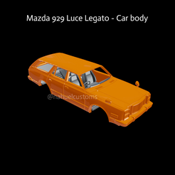 New-Project-2021-09-07T224257.810.png Fichier STL Mazda 929 Luce Legato station wagon - Carrosserie de voiture・Modèle à télécharger et à imprimer en 3D
