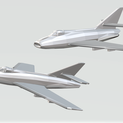 p.png Archivo STL Dassault Super Mystere B2 / IAI Sa'ar・Plan de impresora 3D para descargar