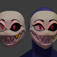 Angel-Masks-Together.png Маска для косплея Hazbin Hotel Angel Dust Solid/Articulated