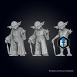 Yoda-Censored.png Yoda Figurine - Pose 1 - 3D Print Files