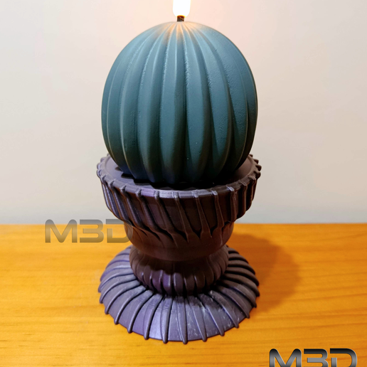 LED Pillar Candle Holder / without brackets / 3mf included