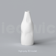 A_5_Renders_1.png Niedwica Vase Set A_1_11 | 3D printing vase | 3D model | STL files | Home decor | 3D vases | Modern vases | Floor vase | 3D printing | vase mode | STL  Vase Collection