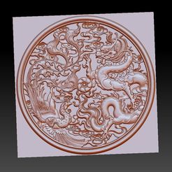 dragonAndPhoenixAAA1.jpg Archivo STL gratis dragón y phoenix・Objeto imprimible en 3D para descargar