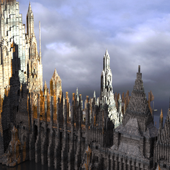irland-ty.1129.png OBJ file Wizarding Castle Bridgeway 1・3D printing design to download