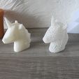 DSCN0436.JPG Fichier STL gratuit Licorne - Low Poly / Voronoi・Plan imprimable en 3D à télécharger